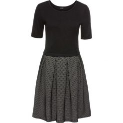 Sukienka dzianinowa bonprix czarno-biały. Sukienki marki Marie Zélie. Za 109.99 zł.