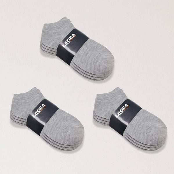Skarpety techniczne treningowe Ghost - 15 par szare. Białe skarpetki LEGEA, bez wzorów, z elastanu, na fitness i siłownię. Za 56.00 zł.