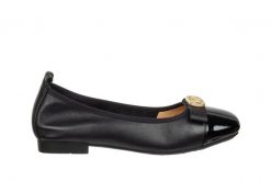 Baleriny Loretta Vitale W5324 Black, Czarny, Skóra naturalna - 37. Czarne baleriny Loretta Vitale, bez wzorów, ze skóry, eleganckie, bez obcasa, bez zapięcia. W wyprzedaży za 229.00 zł.