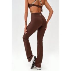 Damskie legginsy dzwony sportowe fitness Rough Radical Mocha Active. Brązowe bielizna termoaktywna damska ROUGH RADICAL, bez wzorów, sportowe. Za 179.90 zł.