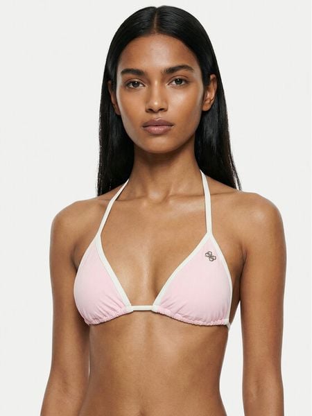 Guess Góra od bikini E6GJ32 MC04R Różowy. Czerwone bikini Guess, z aplikacjami, z syntetyku. Za 264.99 zł.