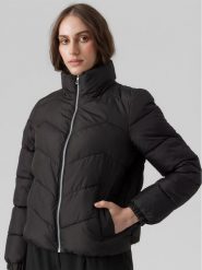 Vero Moda Kurtka puchowa 10289824 Czarny Regular Fit. Czarne kurtki Vero Moda, na zimę, xs, bez wzorów, z puchu, bez kaptura. Za 179.99 zł.