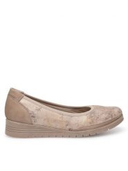 Go Soft Baleriny EST-TOMI-02 Beżowy. Brązowe baleriny GO SOFT, bez wzorów, ze skóry, bez obcasa, bez zapięcia. Za 179.99 zł.