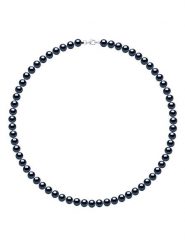 Pearl Addict Naszyjnik z pereł w kolorze granatowym - dł. 42 cm rozmiar: onesize. Niebieskie naszyjniki Pearl Addict, z materiału, z perłą, srebrne. Za 347.99 zł.