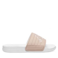 Klapki Kappa. Brązowe klapki Kappa, bez wzorów, bez obcasa, bez zapięcia. Za 79.99 zł.