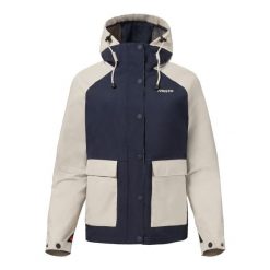 Klasyczna damska kurtka przeciwdeszczowa Musto Shore Wp. Białe kurtki Musto, bez wzorów, bez kaptura, żeglarskie. Za 820.50 zł.