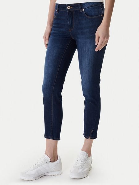 Fracomina Jeansy FP26SV8000D46002 Niebieski Slim Fit. Niebieskie jeansy Fracomina, bez wzorów, z bawełny. Za 282.99 zł.
