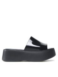 Melissa Klapki Becky Ad 32818 Czarny. Czarne klapki Melissa, bez wzorów, z tworzywa sztucznego, bez obcasa, bez zapięcia. Za 266.00 zł.