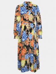 Culture Sukienka letnia Cuvirna 50109701 Żółty Feminine Fit. Żółte sukienki Culture, l, bez wzorów, z wiskozy, bez kołnierzyka, bez ramiączek. Za 279.99 zł.