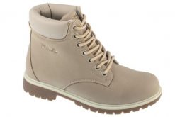 Trapery damskie, Wmn Maverick Mid. Brązowe traperki Fila, bez wzorów, z materiału, sportowe, bez obcasa, bez zapięcia. Za 239.99 zł.