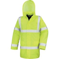 Parka Result High Viz Motorway. Żółte płaszcze RESULT, m, bez wzorów, z polaru, bez kaptura. Za 155.00 zł.