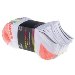 Skechers 6pk No Show Socks, damskie, Fitness, skarpetki, Czarne. Białe skarpetki Skechers, bez wzorów, z poliesteru. Za 49.99 zł.