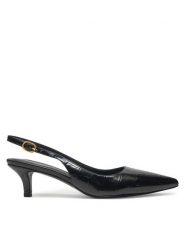 TWINSET Sandały 242TGT210 Czarny. Czarne sandały Twinset, bez wzorów, ze skóry, bez obcasa, na szpilce, bez zapięcia. Za 629.99 zł.