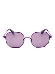 Polaroid Damskie okulary przeciwsłoneczne w kolorze fioletowym rozmiar: 53. Różowe okulary przeciwsłoneczne Polaroid, bez wzorów, z tworzywa sztucznego, metalowe. Za 81.95 zł.