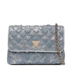 Torebka Guess. Niebieskie torebki klasyczne Guess, z aplikacjami, klasyczne, bez dodatków. Za 589.99 zł.