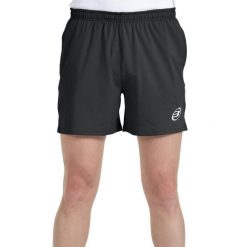 Spodenki Bullpadel Ceclavin czarne. Czarne szorty sportowe bullpadel, bez wzorów, z materiału. Za 194.15 zł.