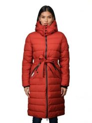 Geographical Norway Płaszcz pikowany "Cabima" w kolorze czerwonym rozmiar: XXL. Czerwone płaszcze Geographical Norway, xxl, bez wzorów, z tkaniny, bez kaptura. Za 273.45 zł.