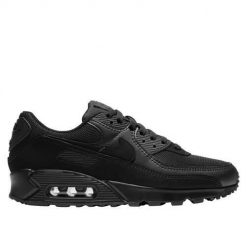 Buty do chodzenia damskie Nike W Air Max 90. Czarne buty do biegania Nike, bez wzorów, z gumy, bez zapięcia, do biegania, nike air max. Za 1,057.00 zł.