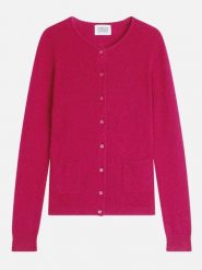 AUTHENTIC CASHMERE Kaszmirowy kardigan "Caron" w kolorze różowym rozmiar: L. Różowe swetry AUTHENTIC CASHMERE, l, bez wzorów, z kaszmiru, bez ramiączek. Za 408.45 zł.