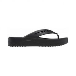 Japonki damskie Crocs Baya Platform. Czarne japonki Crocs, bez wzorów, z materiału. Za 139.99 zł.