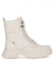 Rieker Revolution Lifestyle Botki W1870-60 Beżowy. Brązowe botki Rieker Revolution Lifestyle, bez wzorów, bez obcasa, na płaskiej podeszwie, bez zapięcia. Za 399.00 zł.