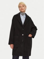 MAX&Co. Płaszcz wełniany 2426016033200 Czarny Regular Fit. Czarne płaszcze MAX&Co., bez wzorów, z syntetyku, bez kaptura. Za 1,549.00 zł.