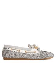 Liu Jo Mokasyny Skipper 01 SA6017 TX337 Srebrny. Szare mokasyny Liu Jo, bez wzorów, ze skóry. Za 679.99 zł.