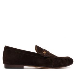 Mokasyny MICHAEL Michael Kors. Brązowe mokasyny MICHAEL Michael Kors, bez wzorów. Za 679.99 zł.