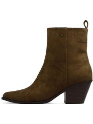 Wrangler Botki "Mae" w kolorze brązowym rozmiar: 38. Brązowe botki Wrangler, bez wzorów, eleganckie, bez obcasa, bez zapięcia. Za 175.67 zł.