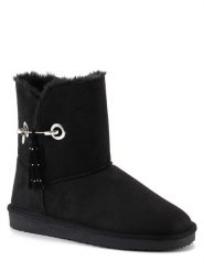 ISLAND BOOT Botki zimowe "Whale" w kolorze czarnym rozmiar: 37. Czarne botki Island Boot, bez wzorów, z materiału, bez obcasa, bez zapięcia. Za 130.50 zł.