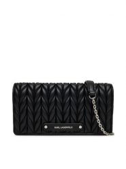 KARL LAGERFELD Torebka A2W32027 Czarny. Czarne kopertówki KARL LAGERFELD, bez wzorów, ze skóry, wizytowe, bez dodatków. Za 499.99 zł.