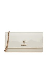 Nine West Torebka NW-W1-013-SS25 Beżowy. Brązowe kopertówki Nine West, bez wzorów, z materiału, wizytowe, bez dodatków. Za 119.99 zł.