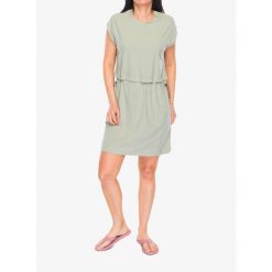 Sukienka sportowa Columbia Boundless Beauty Dress II. Zielone sukienki Columbia, s, bez wzorów, sportowe, bez kołnierzyka, bez ramiączek, sportowe. Za 198.99 zł.