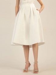 APART Spódnica w kolorze kremowym rozmiar: 42. Brązowe spódnice Apart, bez wzorów, midi, rozkloszowane. Za 195.99 zł.