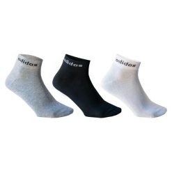 Skarpety Sportowe Tenis Mid 3 Pary. Skarpetki adidas, bez wzorów, z dzianiny. W wyprzedaży za 34.99 zł.