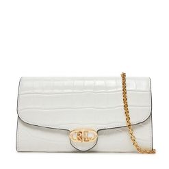 Torebka LAUREN RALPH LAUREN. Białe kopertówki Lauren Ralph Lauren, bez wzorów, bez dodatków. Za 589.99 zł.