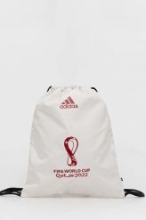Adidas Performance plecak kolor biały z nadrukiem. Białe plecaki adidas Performance, bez wzorów, z materiału, z nadrukiem, bez dodatków. W wyprzedaży za 71.99 zł.