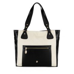 Torebka Beverly Hills Polo Club. Czarne shopper bag Beverly Hills Polo Club, bez wzorów, bez dodatków. Za 229.99 zł.