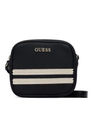 Guess Torebka V6YZ10 W3784 Czarny. Czarne listonoszki Guess, z aplikacjami, z materiału, bez dodatków. Za 264.99 zł.