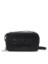 DKNY Torebka R44EZI35 Czarny. Czarne listonoszki DKNY, bez wzorów, ze skóry, bez dodatków. Za 409.99 zł.