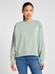 Lee Bluza w kolorze zielonym rozmiar: XL. Zielone bluzy Lee, xl, bez wzorów, bez kaptura. Za 141.19 zł.