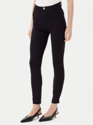 Liu Jo Spodnie materiałowe TF5129 JS182 Czarny Slim Fit. Czarne spodnie materiałowe Liu Jo, bez wzorów, z materiału. Za 399.99 zł.