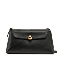 Torebka Furla. Czarne listonoszki Furla, bez wzorów, bez dodatków. Za 1,009.00 zł.
