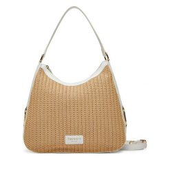 Torebka TWINSET. Brązowe torebki klasyczne Twinset, bez wzorów, klasyczne, bez dodatków. Za 759.99 zł.