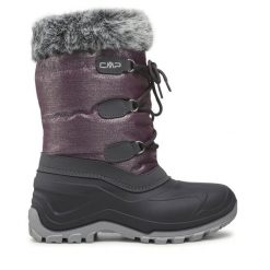 Śniegowce CMP. Fioletowe śniegowce CMP, bez wzorów, bez zapięcia. Za 429.99 zł.