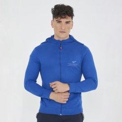 Kobieta Running Kurtka Oddychająca z Kieszeniami i Zamkiem Model Raya. Niebieskie kurtki do biegania LEGEA, xl, bez wzorów, z bawełny, bez kaptura, do biegania. Za 124.00 zł.