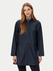 Rains Kurtka przeciwdeszczowa Unisex 18370 Granatowy Regular Fit. Niebieskie kurtki Rains, m, bez wzorów, z syntetyku, bez kaptura. Za 219.99 zł.