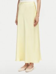 Vero Moda Spódnica maxi Livia 10350079 Żółty jasny Regular Fit. Żółte spódnice Vero Moda, xl, bez wzorów, z satyny, maxi. Za 159.99 zł.