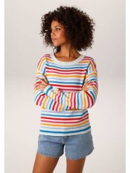 Aniston Sweter ze wzorem rozmiar: 44. Swetry Aniston, bez wzorów, bez ramiączek. Za 130.99 zł.