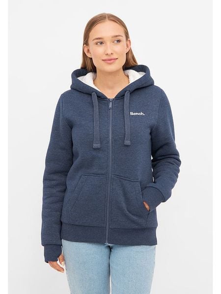 Bench Bluza "Mintz" w kolorze granatowym rozmiar: 38. Niebieskie bluzy Bench, bez wzorów, bez kaptura. Za 170.87 zł.